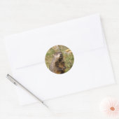 Woodchuck Ronde Sticker (Envelop)