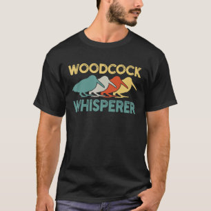 Woodcock Birds Retro T-shirt
