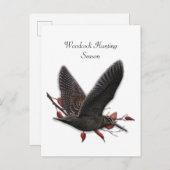 Woodcock Briefkaart (Voorkant / Achterkant)