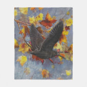 Woodcock Fleece Deken (Voorkant)