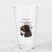 Woodcock Hunting met German Wirehaered Pointer Glas (Achterkant)