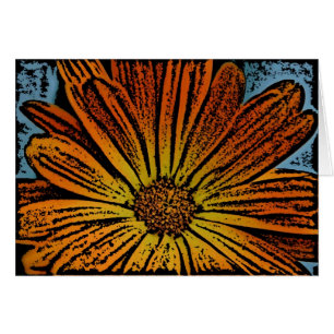 Woodcut Daisy
