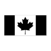 Woodcut Flag van Canada Rubberstempel (Afrduk)