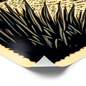 Woodcut Landscape Perfect Poster (Hoek)