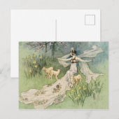 Woodcutter's Daugher Princess  Fairy Tale Briefkaart (Voorkant / Achterkant)