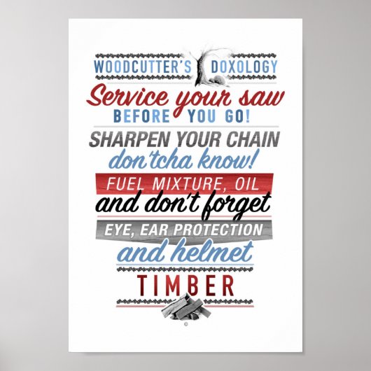 Woodcutter's Doxology poster (Voorkant)