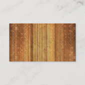 Wooden Apple-leraar Visitekaartje (Achterkant)