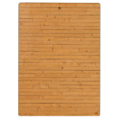 Wooden Background Modern Elegant Klembord (Achterkant)