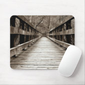 Wooden Bridge Mousepad Muismat (Met muis)