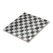 Wooden Checker Pattern Tegeltje (Zijkant)