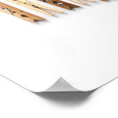 "Wooden Clothespins" Poster (Hoek)