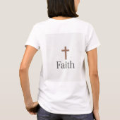 Wooden Cross Faith T-Shirt (Dos)