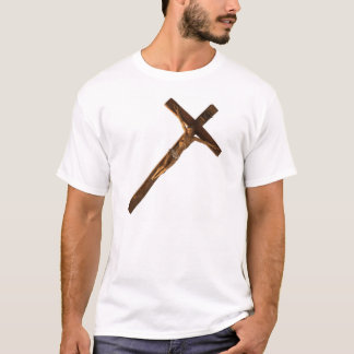 Wooden Crucifix-T-shirt T-shirt
