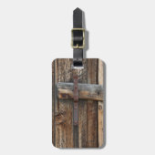 Wooden deur close-up, Californië Bagagelabel (Voorkant verticaal)