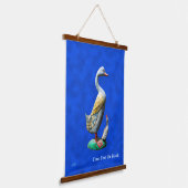 Wooden Ducks, weed Hangend Wandkleed (Gebogen)