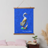 Wooden Ducks, weed Hangend Wandkleed (Slaapkamer)