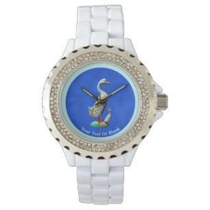 Wooden Ducks, weed Horloge