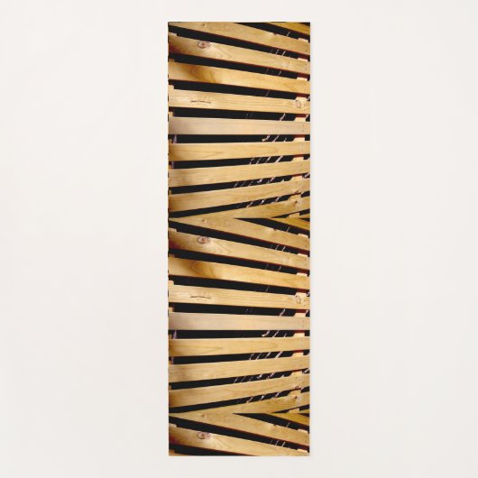 Wooden Fence Boards Yogamat (Voorkant)