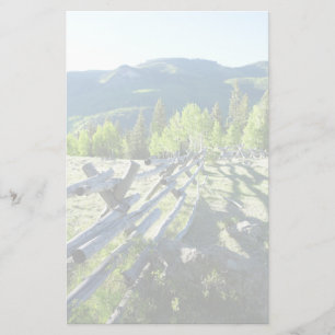 Wooden Fenceline Briefpapier