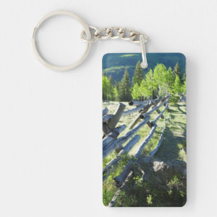 Wooden Fenceline Sleutelhanger
