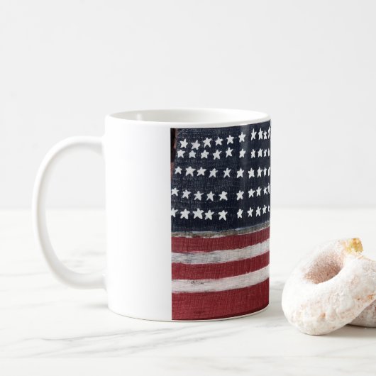 Wooden Flag-Mok Koffiemok (Met donut)