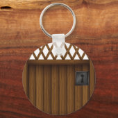 Wooden Gate Sleutelhanger (Voorkant)