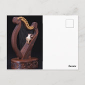 Wooden Harp Adventure Postcard Briefkaart (Achterkant)