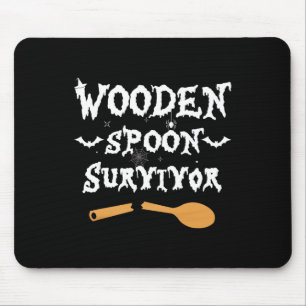 Wooden Lepel Survivor Funny Halloween Kostuum Mann Muismat