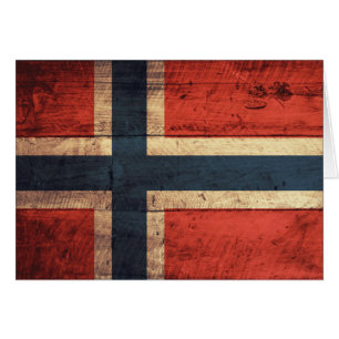 Wooden Norway vlag