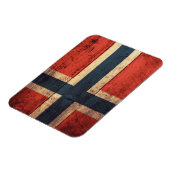 Wooden Norway vlag Magneet (Linkerzijde)