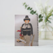 Wooden Pilgrim Briefkaart (Staand voorkant)