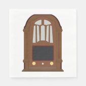 Wooden Radio Servet (Voorkant)