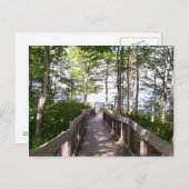 Wooden Railing Briefkaart (Voorkant / Achterkant)