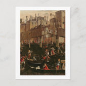 Wooden Rialto Bridge, van het wonder van de Reli Briefkaart (Voorkant)