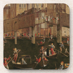 Wooden Rialto Bridge, van het wonder van de Reli Drankjes Onderzetter