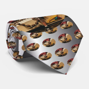 Wooden Rosary met Jezus op Cross Stropdas