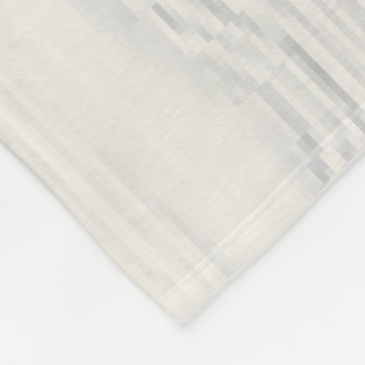 Woodgrain Couple's Initialen Personalized Wedding Fleece Deken (Hoek)