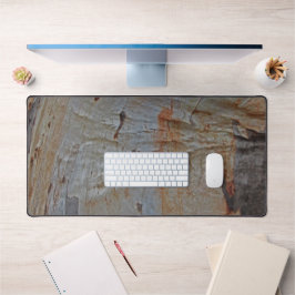 Woodgrain Tree Bark Foto Bruin Tan Outdoor Rustiek Bureaumat