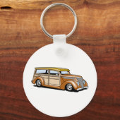 Woodie van warme rod sleutelhanger (Voorkant)