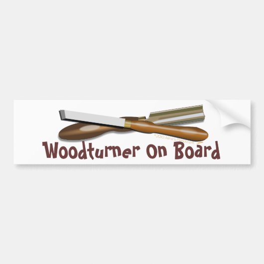 Woodkeergereedschap Verpletterde Verpletterende Go Bumpersticker (Voorkant)