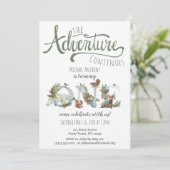 Woodland Adventure First Birthday Kaart (Staand voorkant)