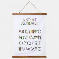 Woodland Alphabet ABC Nursery Decor | Natuur gebas