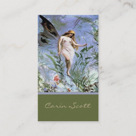 Woodland Angel Visitekaartje (Voorkant)