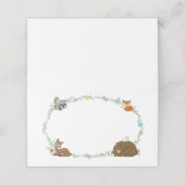 Woodland Animal Baby shower (Buitenkant ongevouwen)