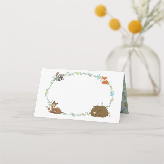 Woodland Animal Baby shower (Voorkant)