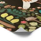 Woodland Animal Boho Floral Triptych Poster (Hoek)