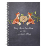 Woodland Animal Creatures, Fox n Vines Newborn Notitieboek (Voorkant)