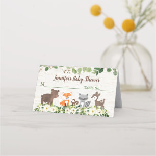 Woodland Animal Floral Baby shower