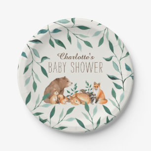 Woodland Animal Friends Papieren Bordje