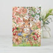 Woodland Animal Merci Note (Debout devant)